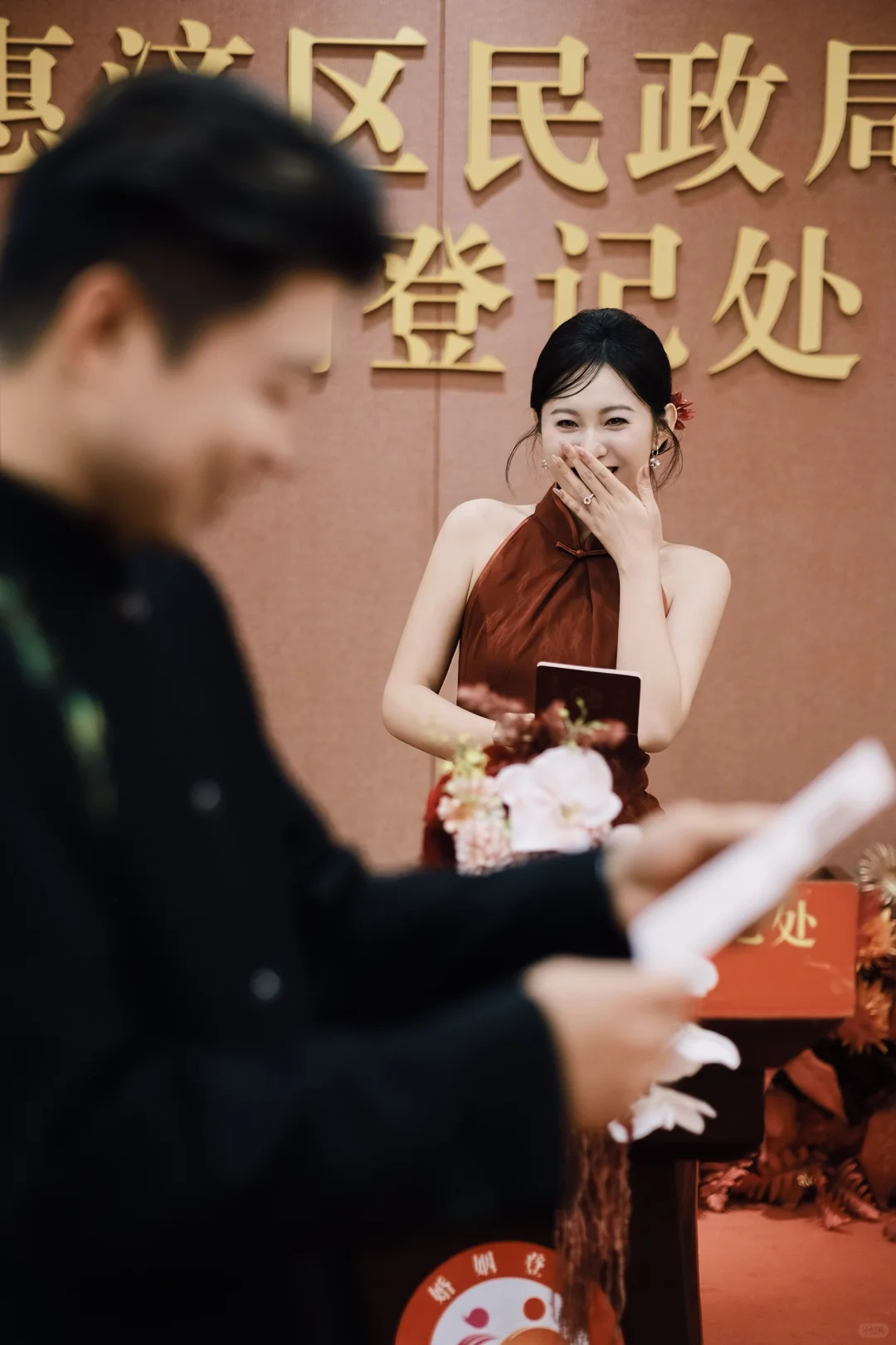 原来穿旗袍去领证更有仪式感