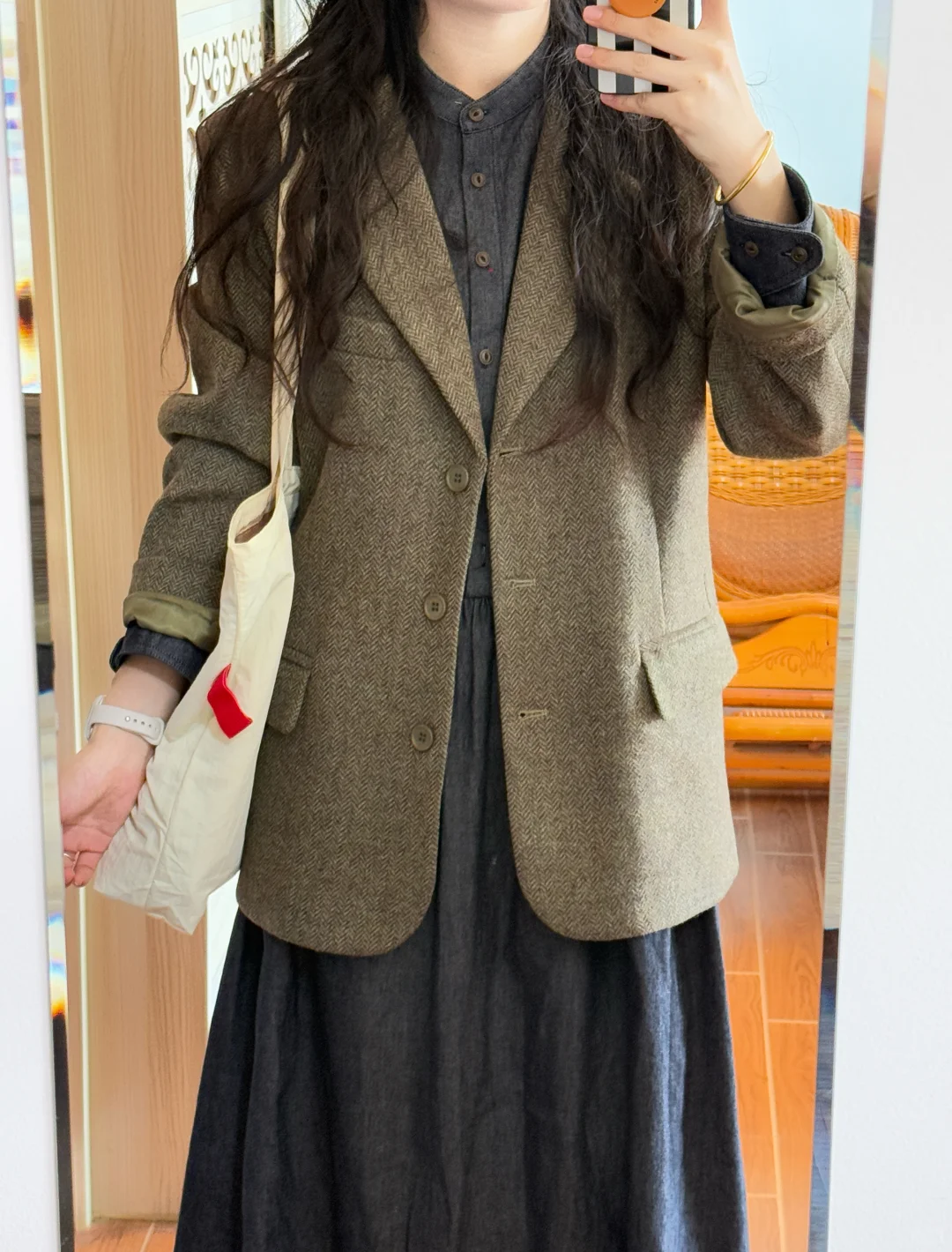 155｜小个子的复古风穿搭～🍂通勤也能很文艺