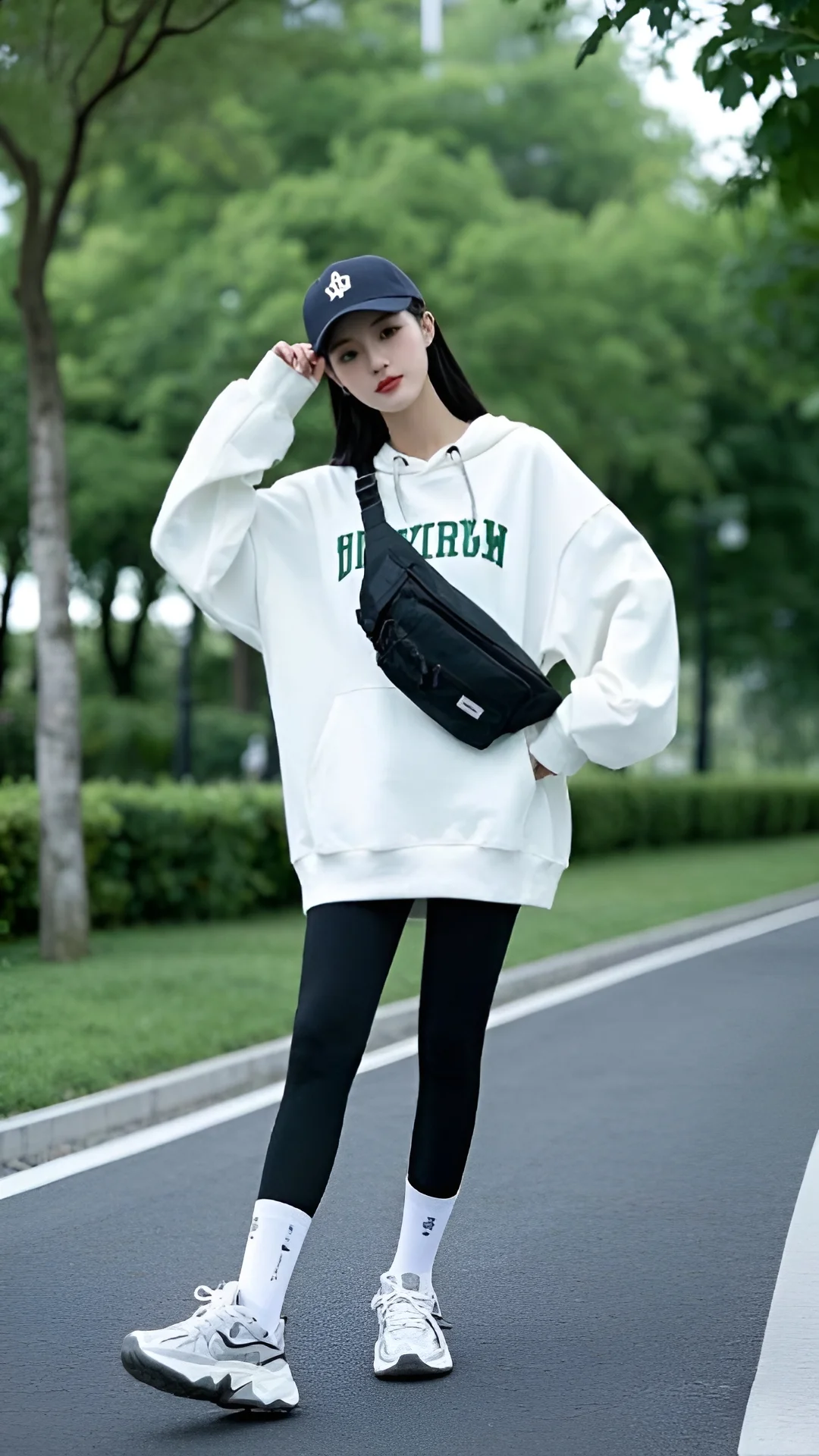 运动风元气女孩