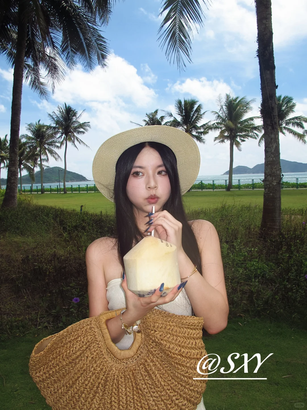 万宁椰林海边机位+姿势🤳大合集📮