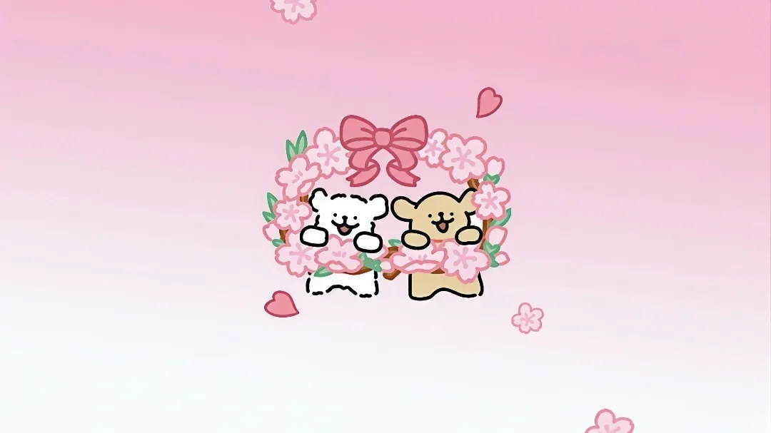 线条小狗的平板壁纸分享 🌟