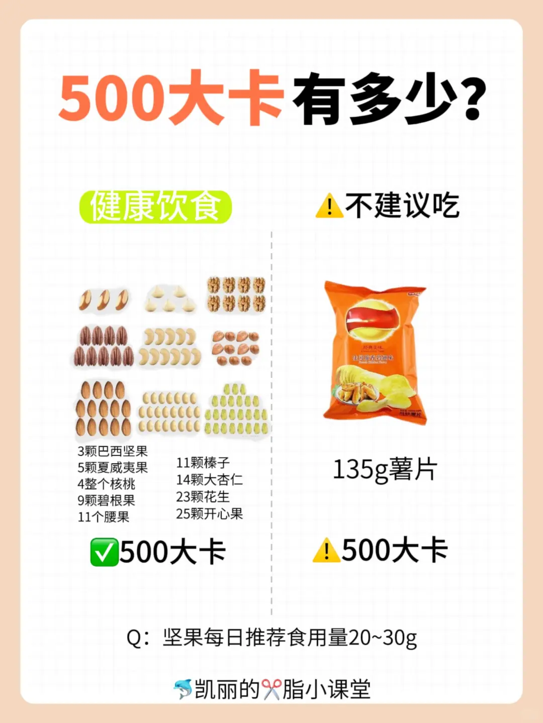 99%的人都不知道500大卡有多少❓