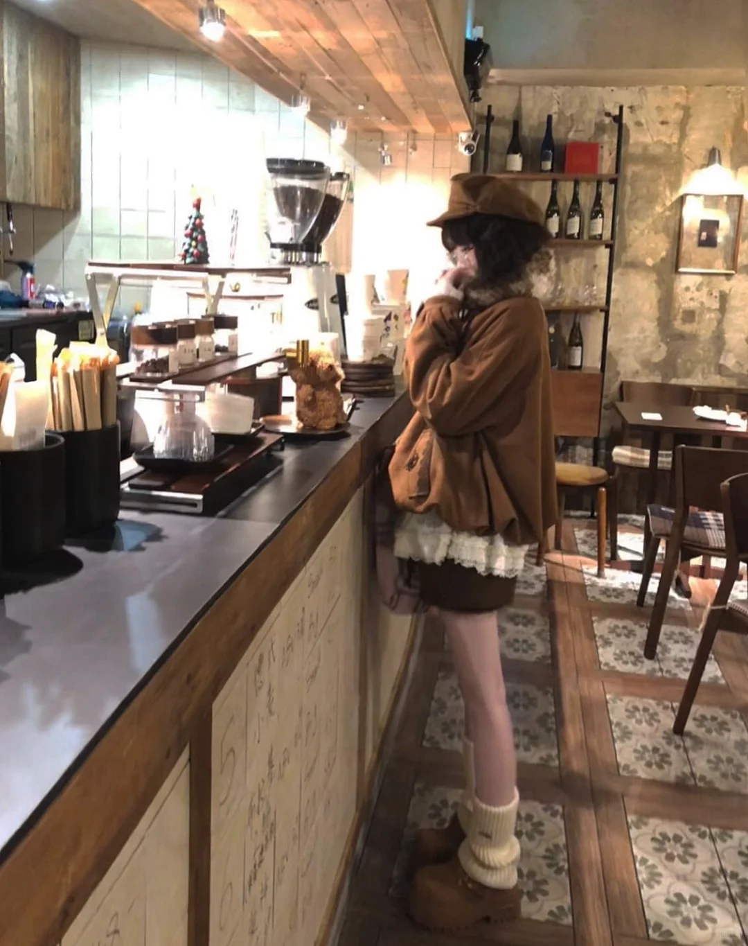 古早味日系🧸淘到超特别的vintage花苞外套！