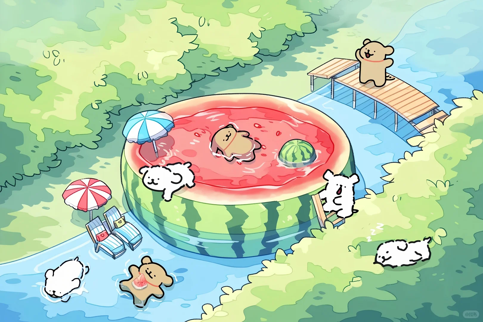 Share I 线条小狗高清壁纸【4K超清】