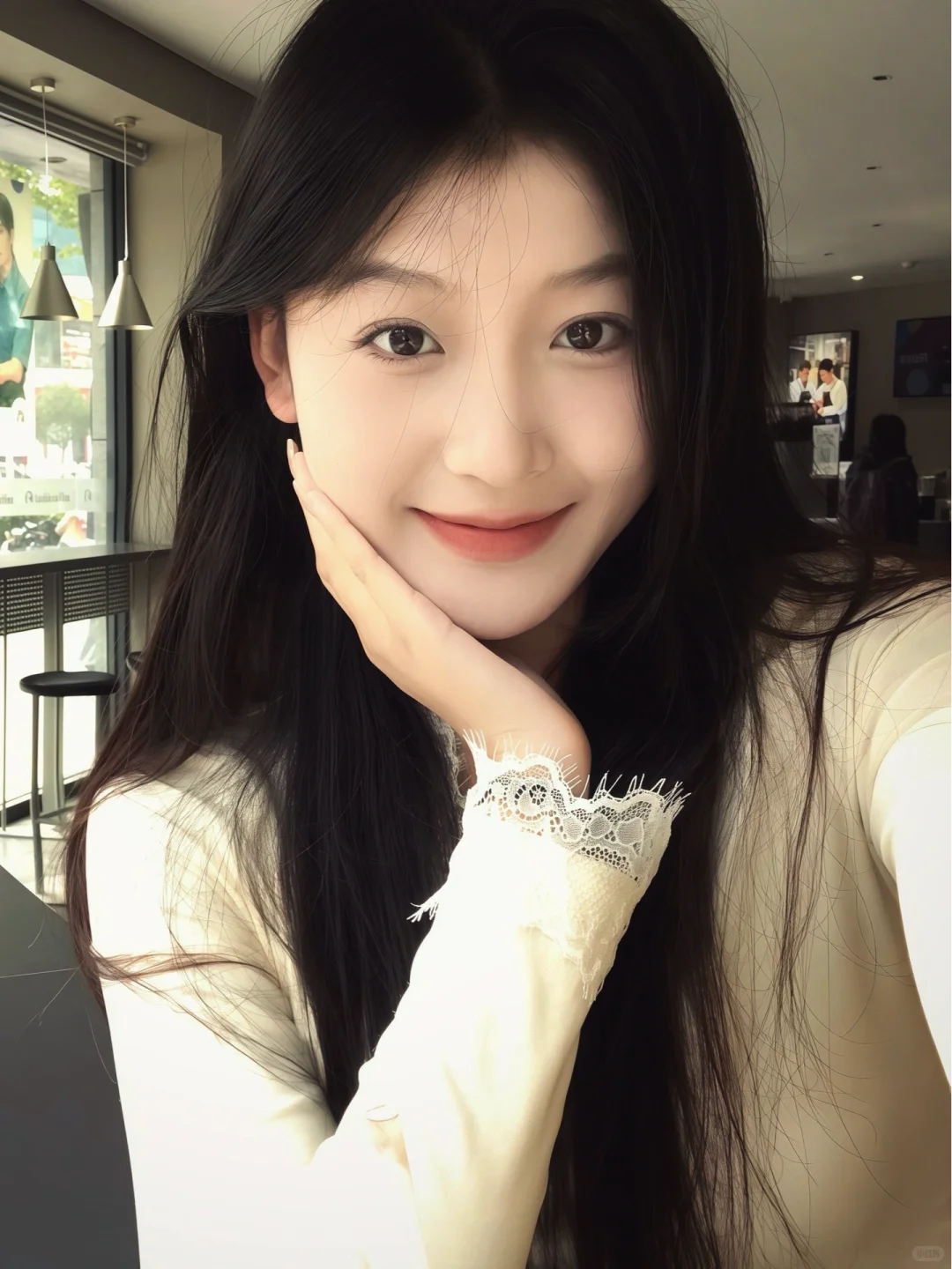 肉肉脸也有线条了