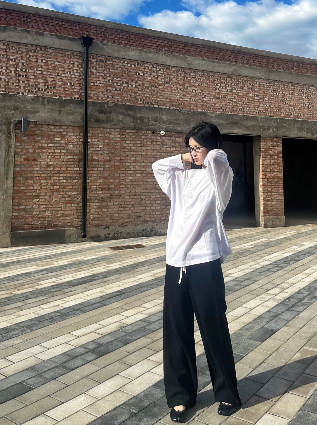 我爱的卫裤穿搭18图