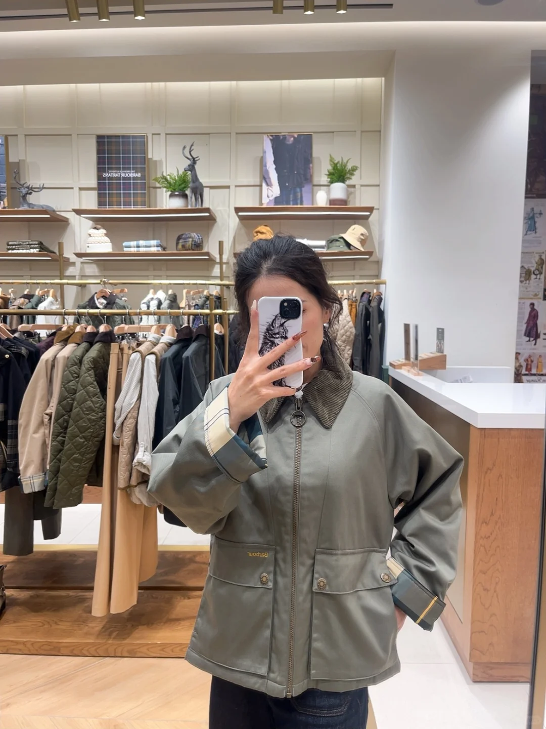 Barbour | 女款轻薄无蜡棉服