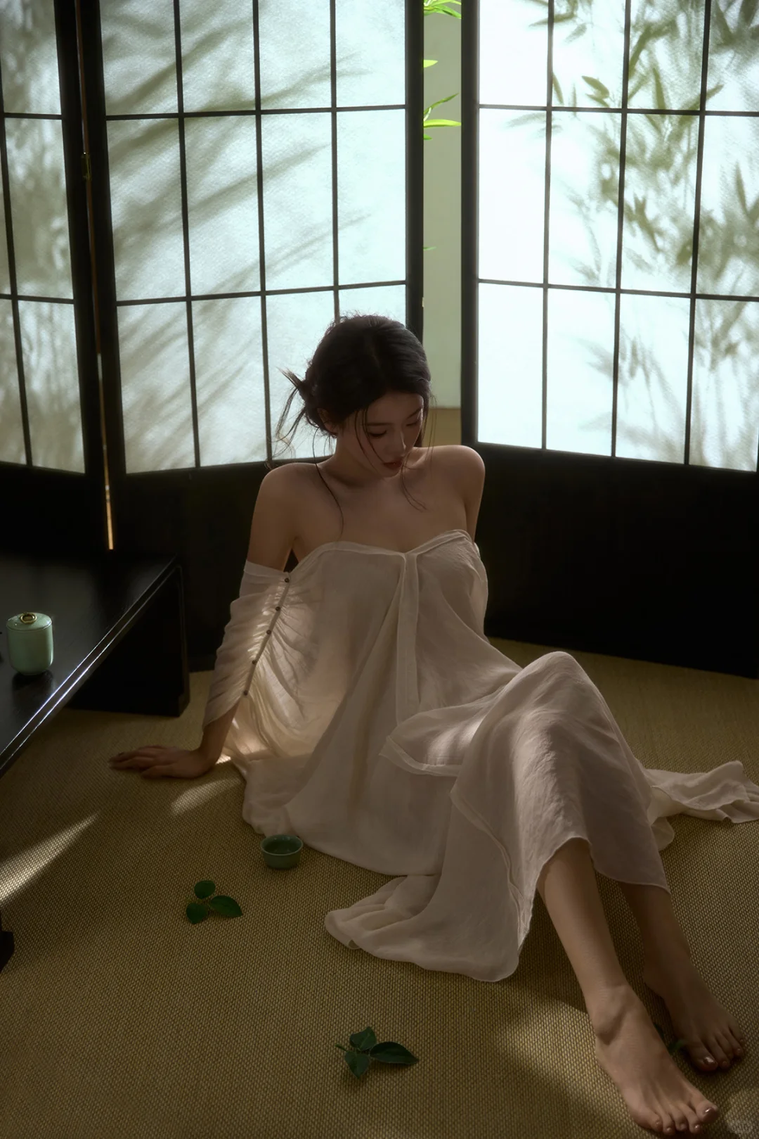 🍃🍃「竹影婆娑」清冷感纯欲私房写真