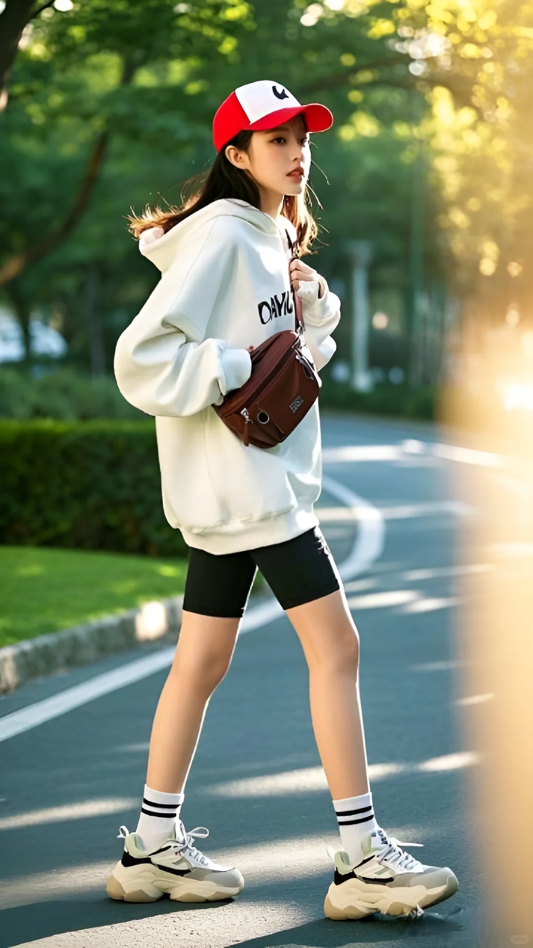 运动风元气女孩