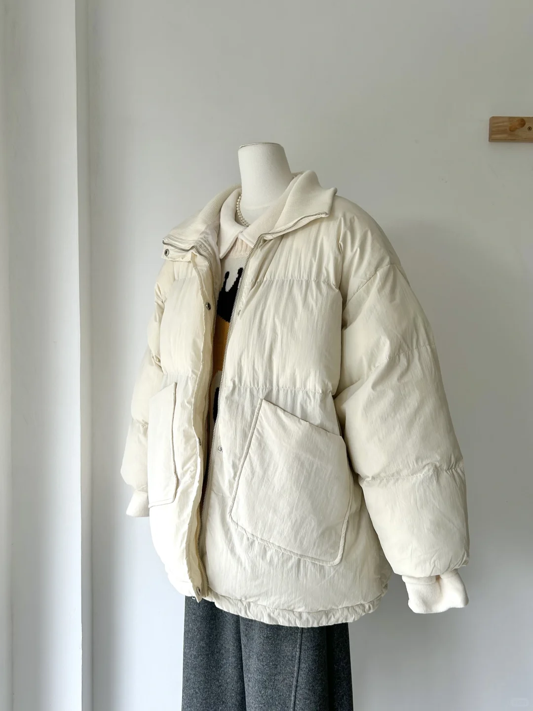 捡漏日牌～加厚保暖立领防风棉服女冬季