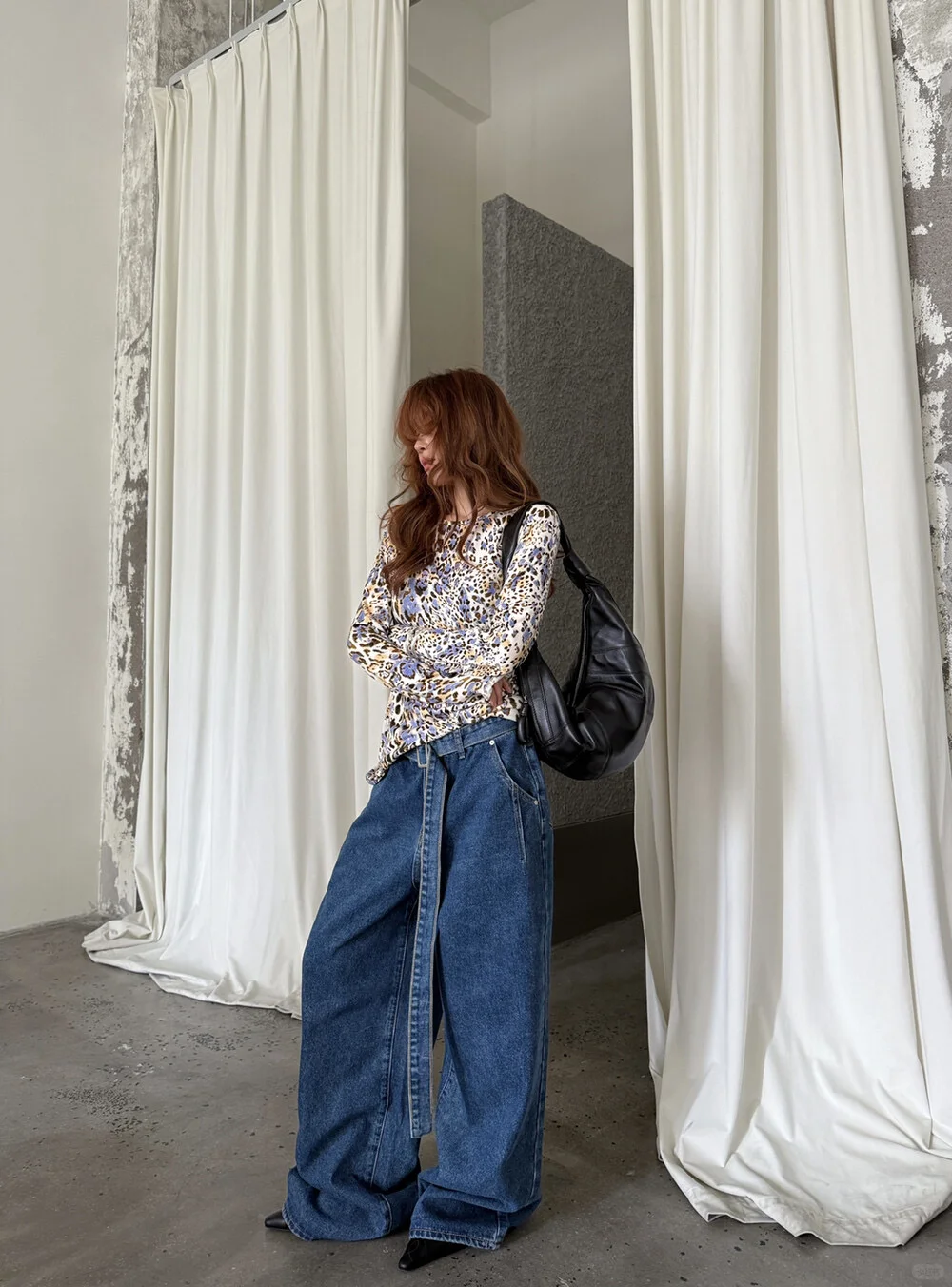 冬日百搭牛仔裤！遮胯显高显腿长✔️🔹