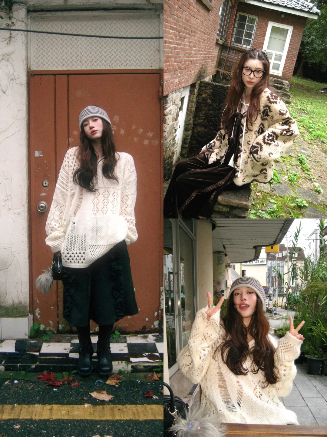 她太会穿了！把复古与松弛感焊在身上的穿搭