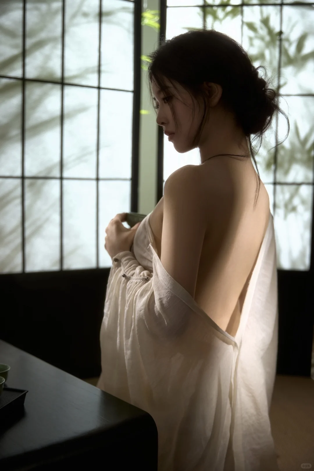 🍃🍃「竹影婆娑」清冷感纯欲私房写真