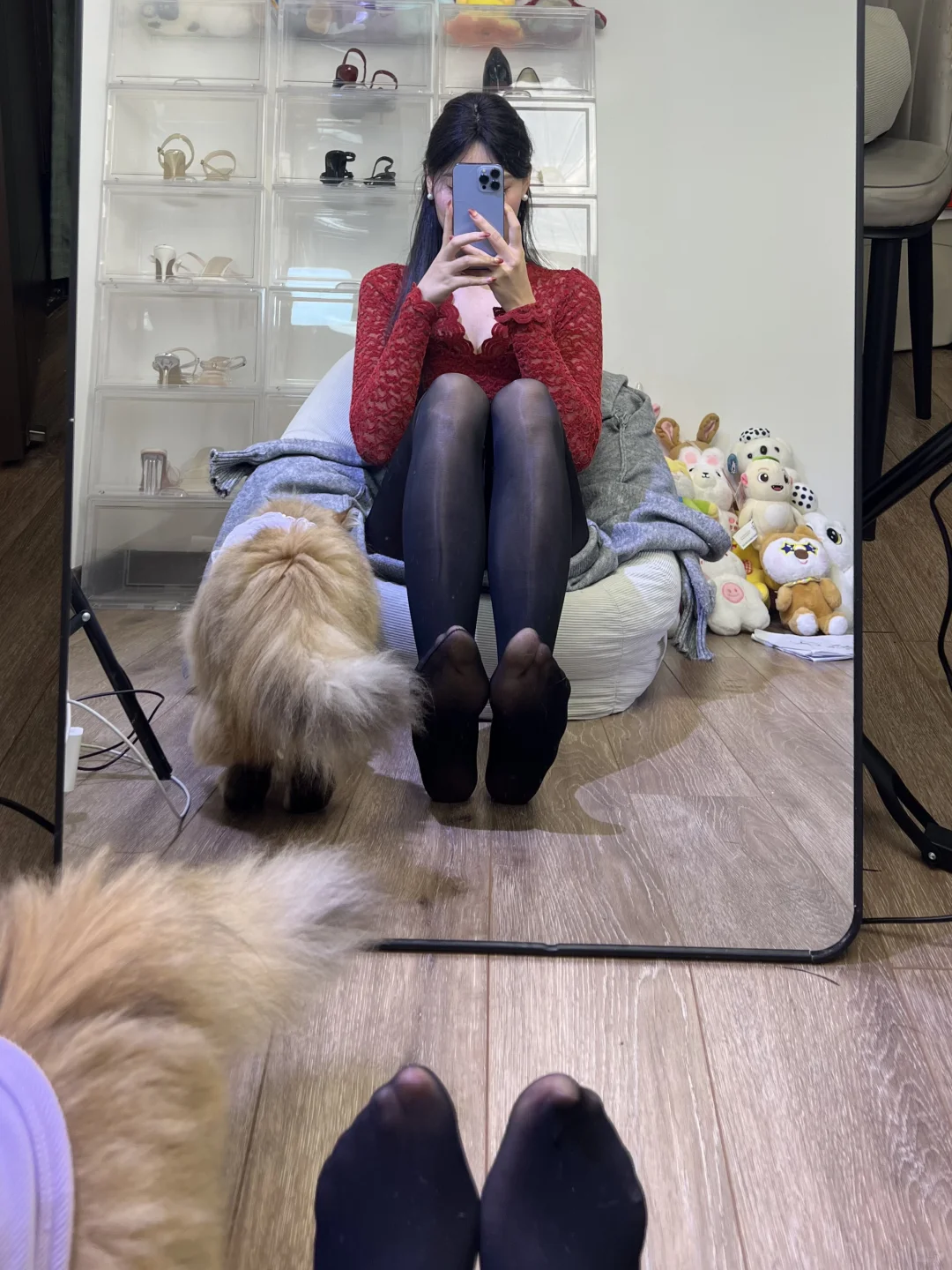 喜欢秋冬，和我的袜子～