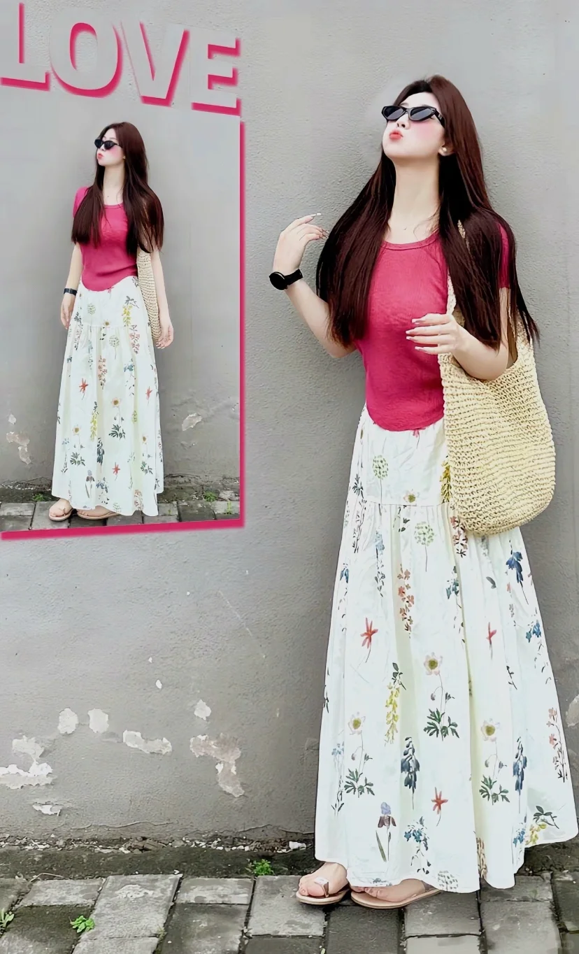 啊啊啊！超喜欢的长裙！🍃🍃
