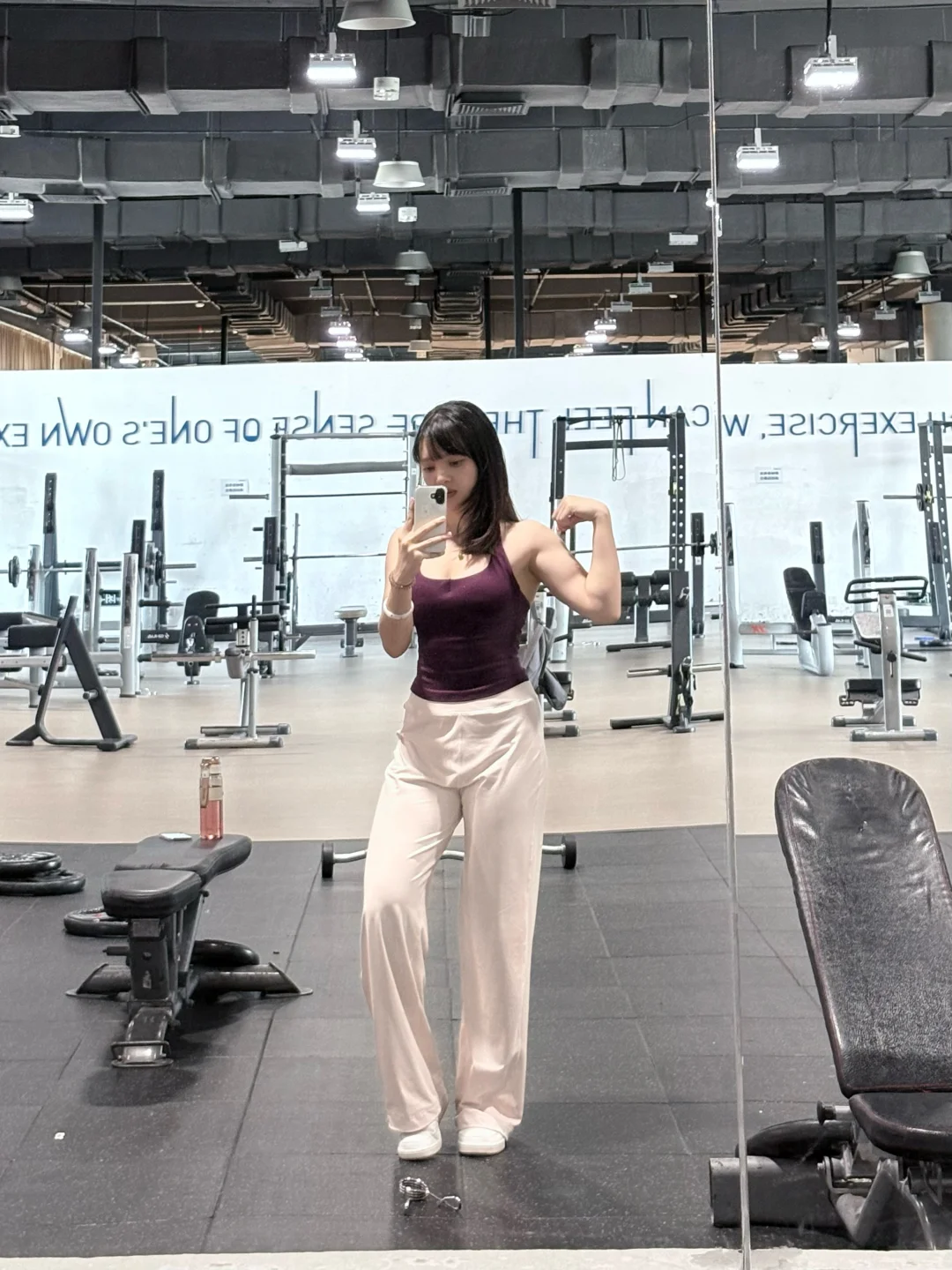 女大胸肩日早起的一天