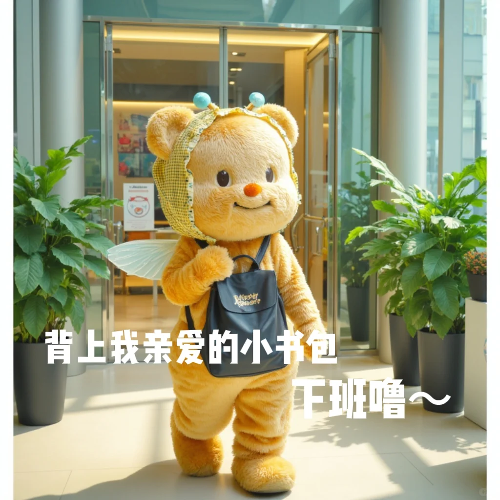 黄油小熊 | 是谁还没有打工人专属表情包