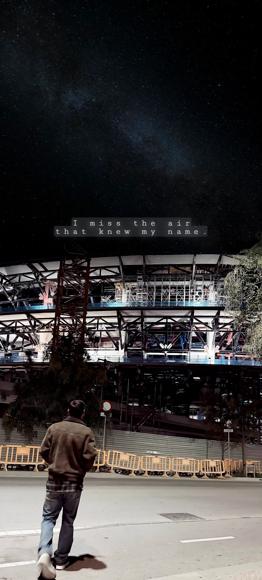 一组壁纸｜梅西｜夜访诺坎普（电脑壁纸）