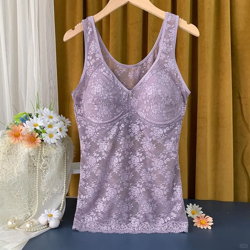 文胸一体打底背心女薄款束身美体无钢🌊