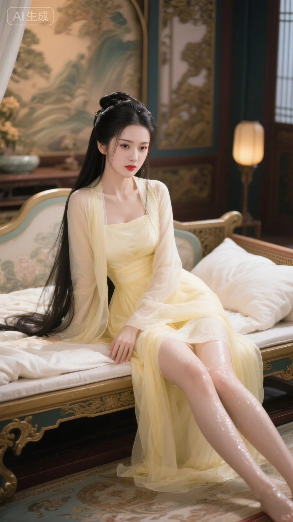 创意摄影，贵妃出浴