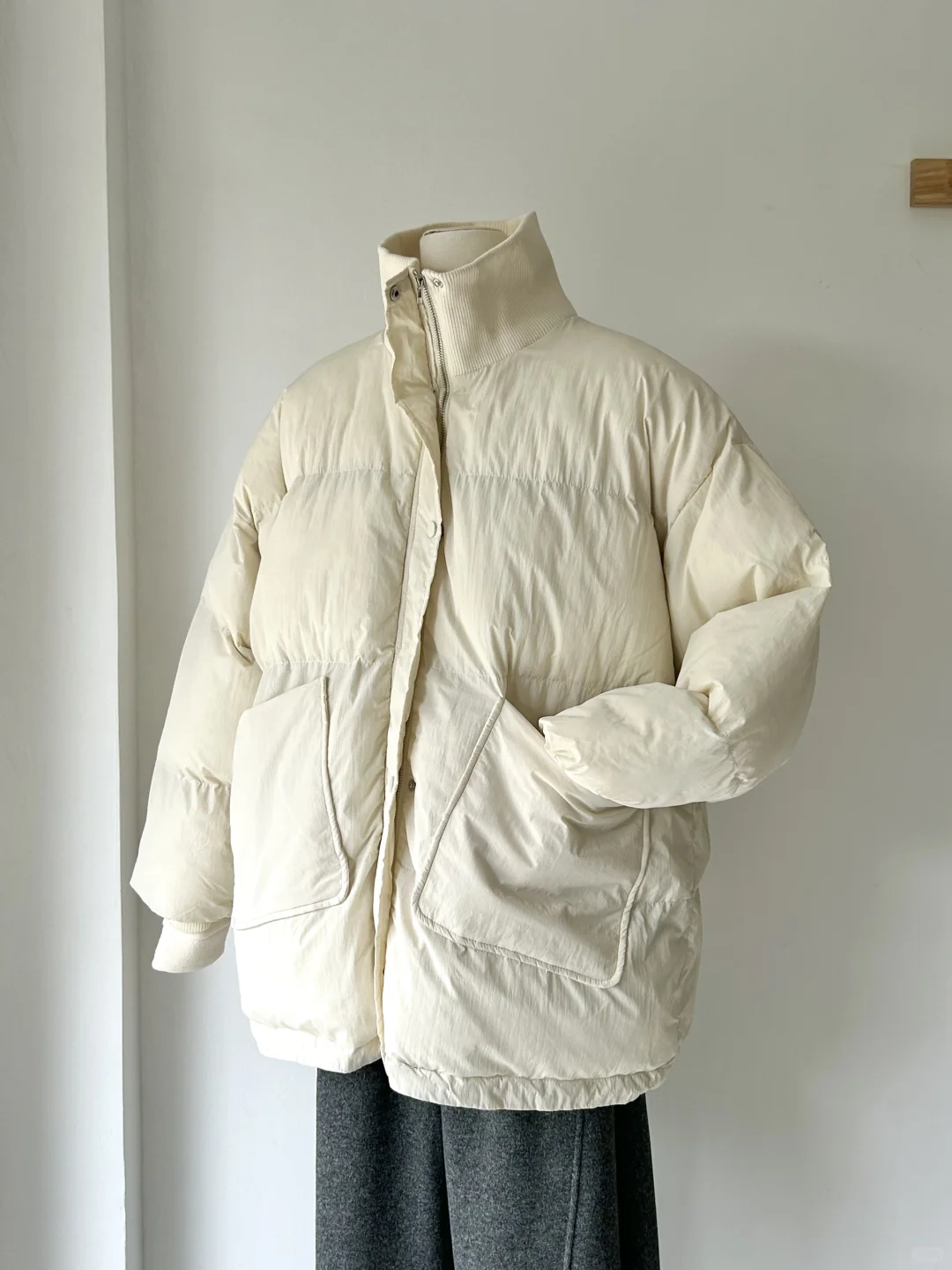 捡漏日牌～加厚保暖立领防风棉服女冬季