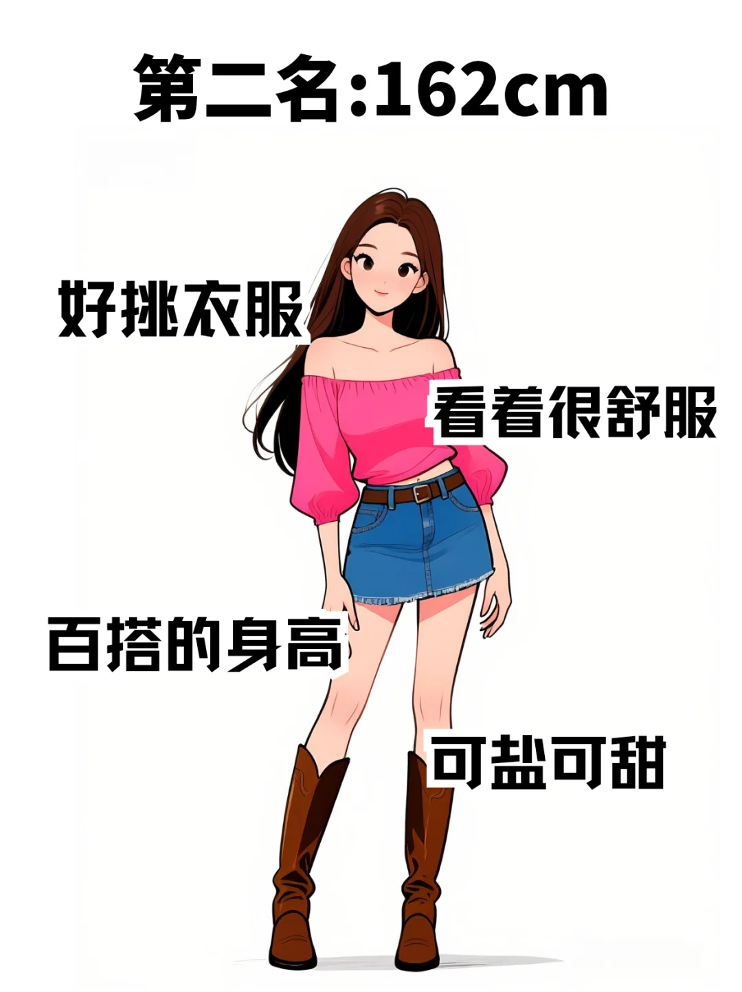 女生最受欢迎的身高👀（个人看法勿喷）