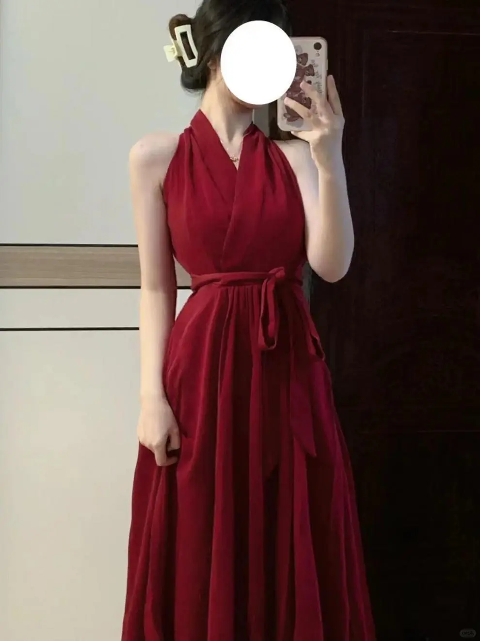 💃柔纱绑带御姐长裙｜时光里的纯欲诗篇