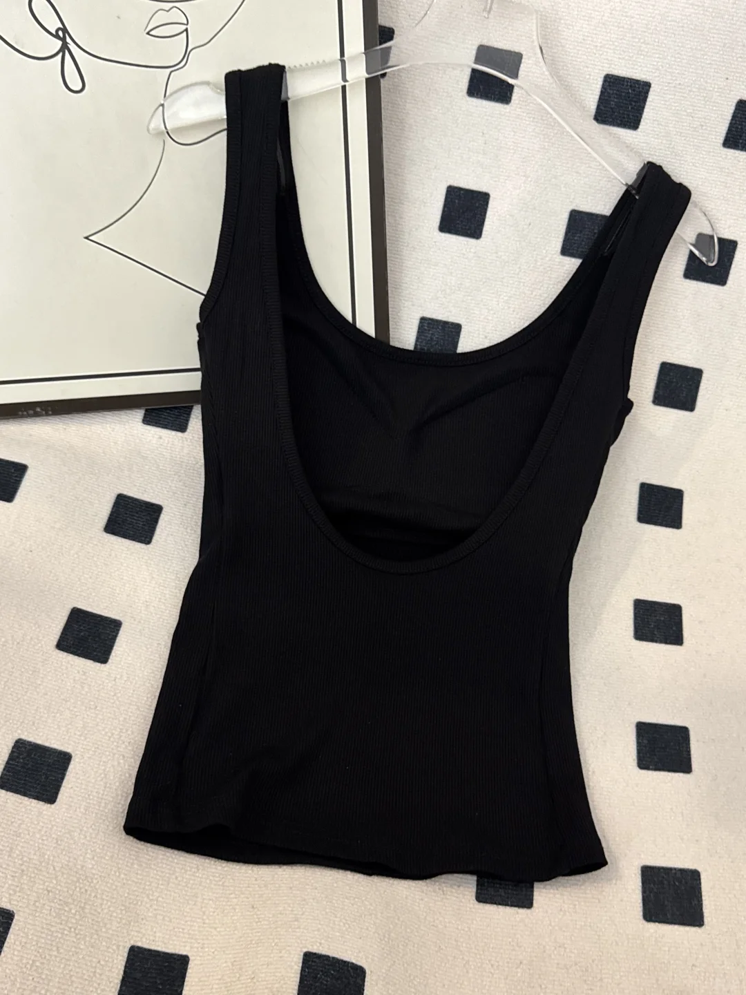 实况！！黑色大露背太辣了幸亏吊牌剪得快！