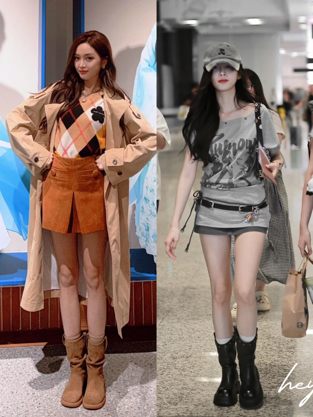 女明星集体封神！👢显腿长密码藏不住了