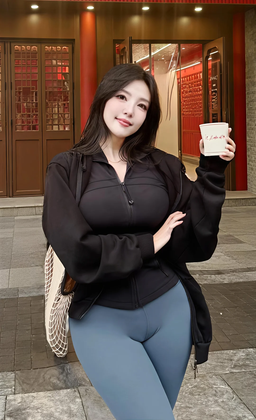 瑜伽裤美女健身照分享