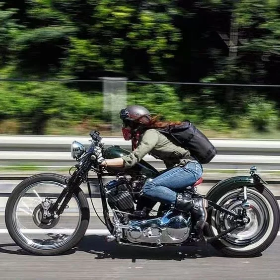 女孩机车风|阿美咔叽|美式复古穿搭