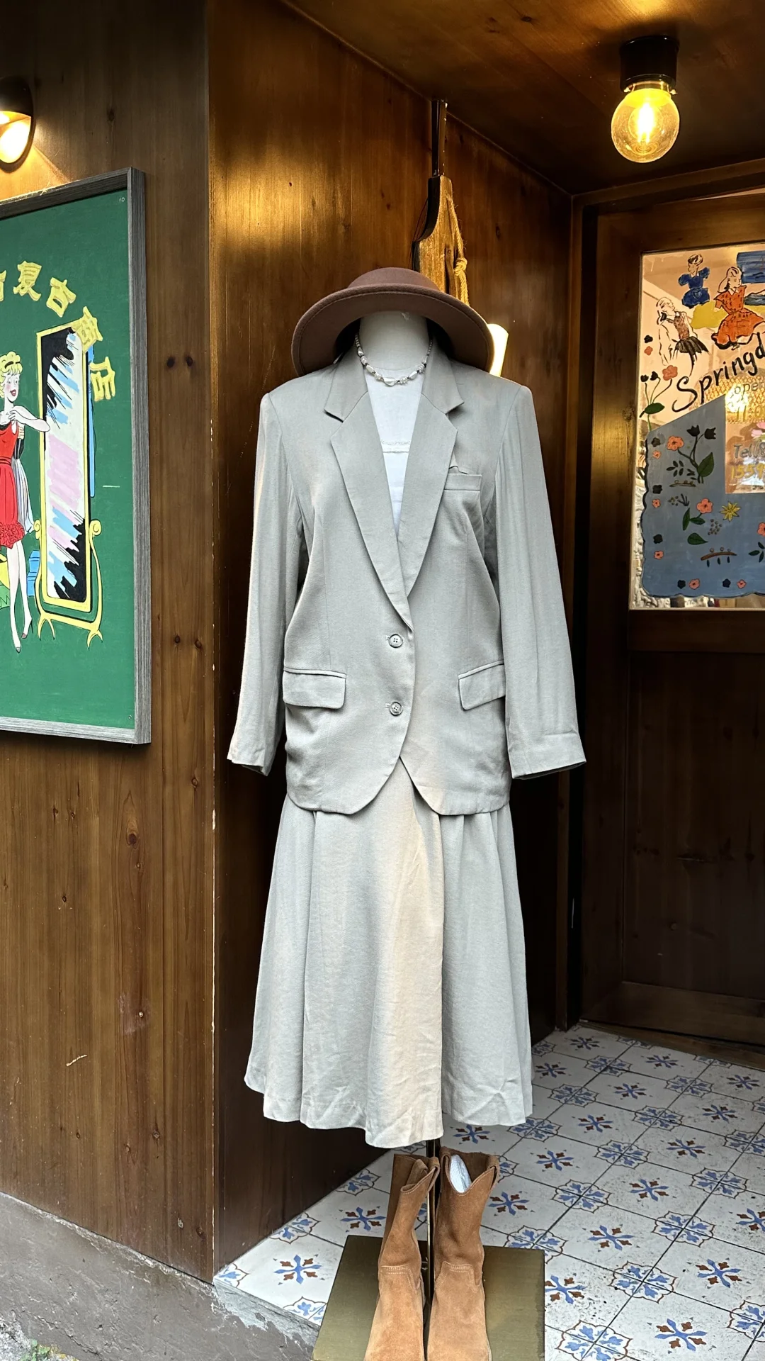 秀场回顾〰️穿梭在90s罕见的Vintage套装！！！！