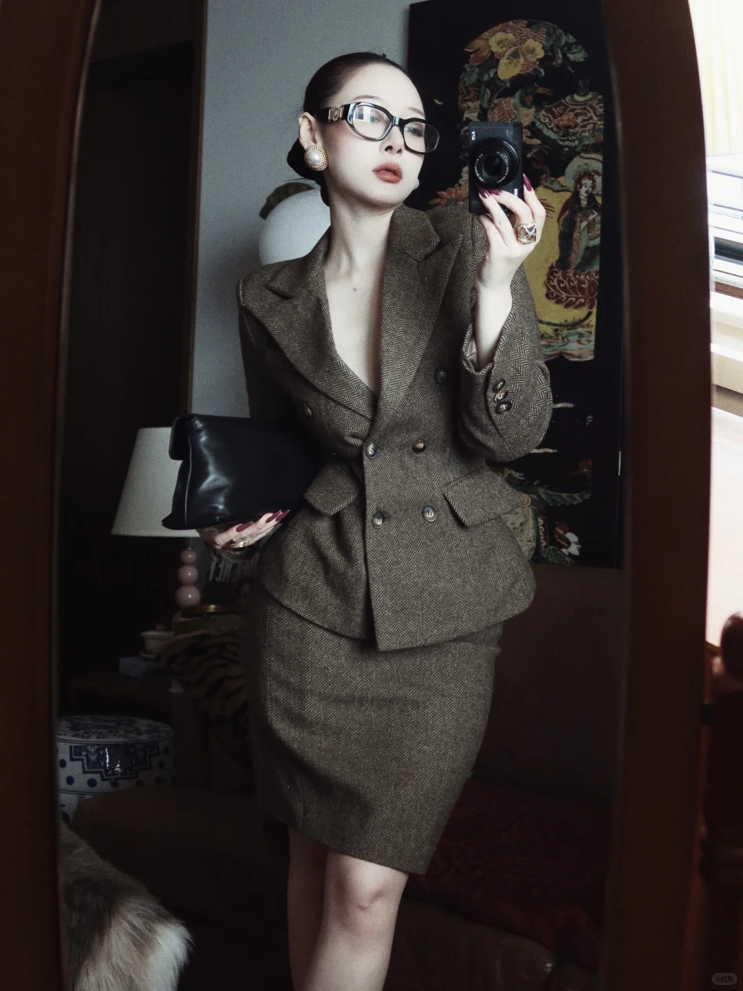 老派少女的一周对镜自拍🤳