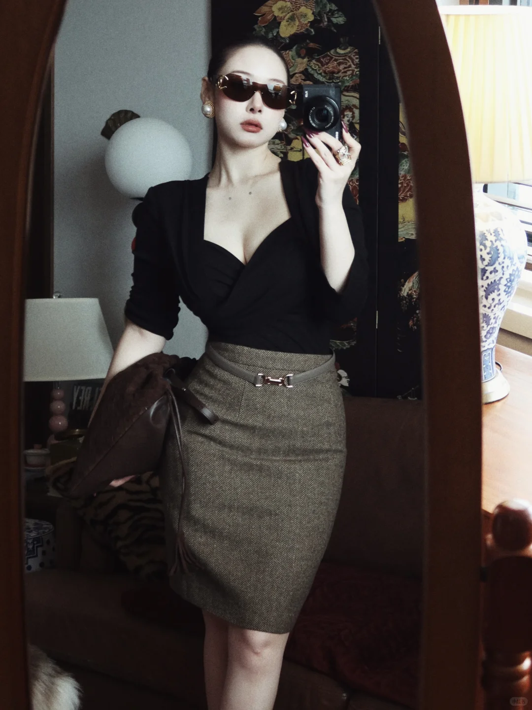 老派少女的一周对镜自拍🤳