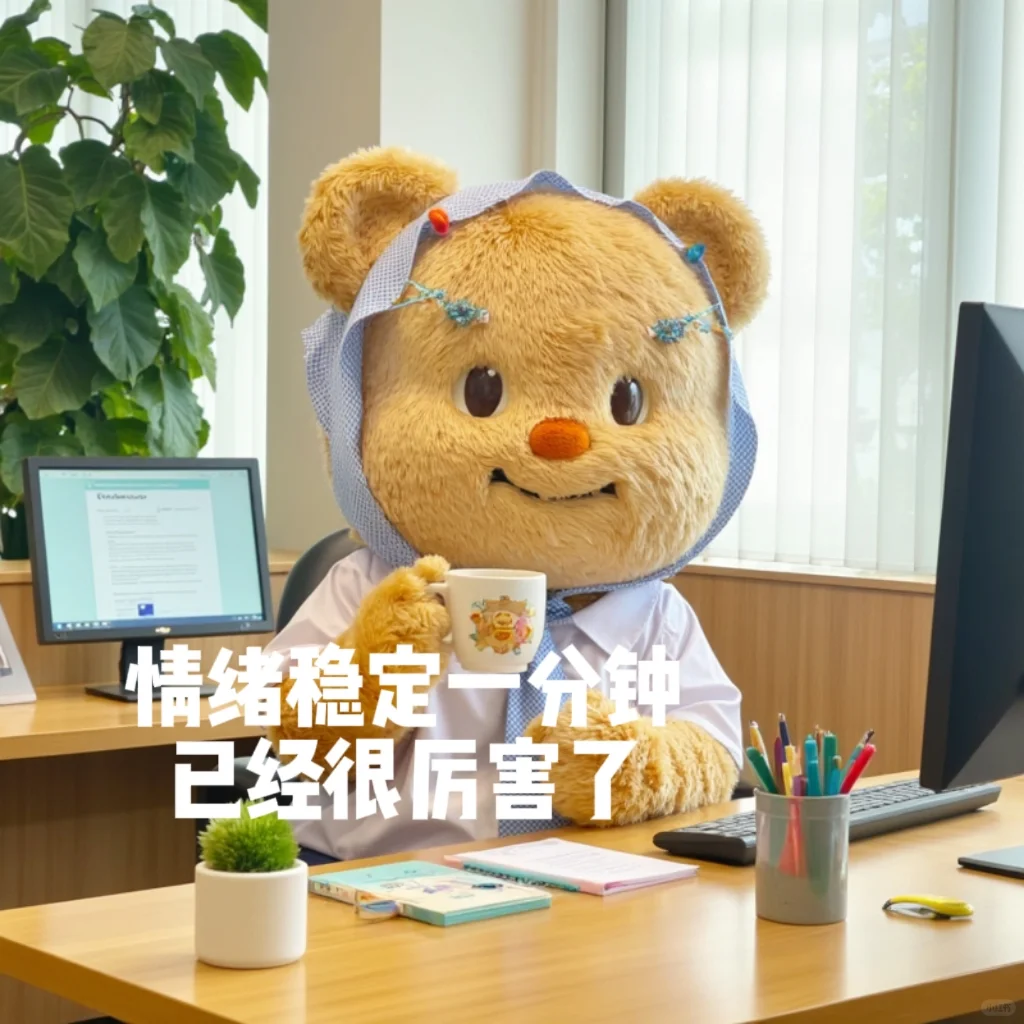 黄油小熊 | 是谁还没有打工人专属表情包