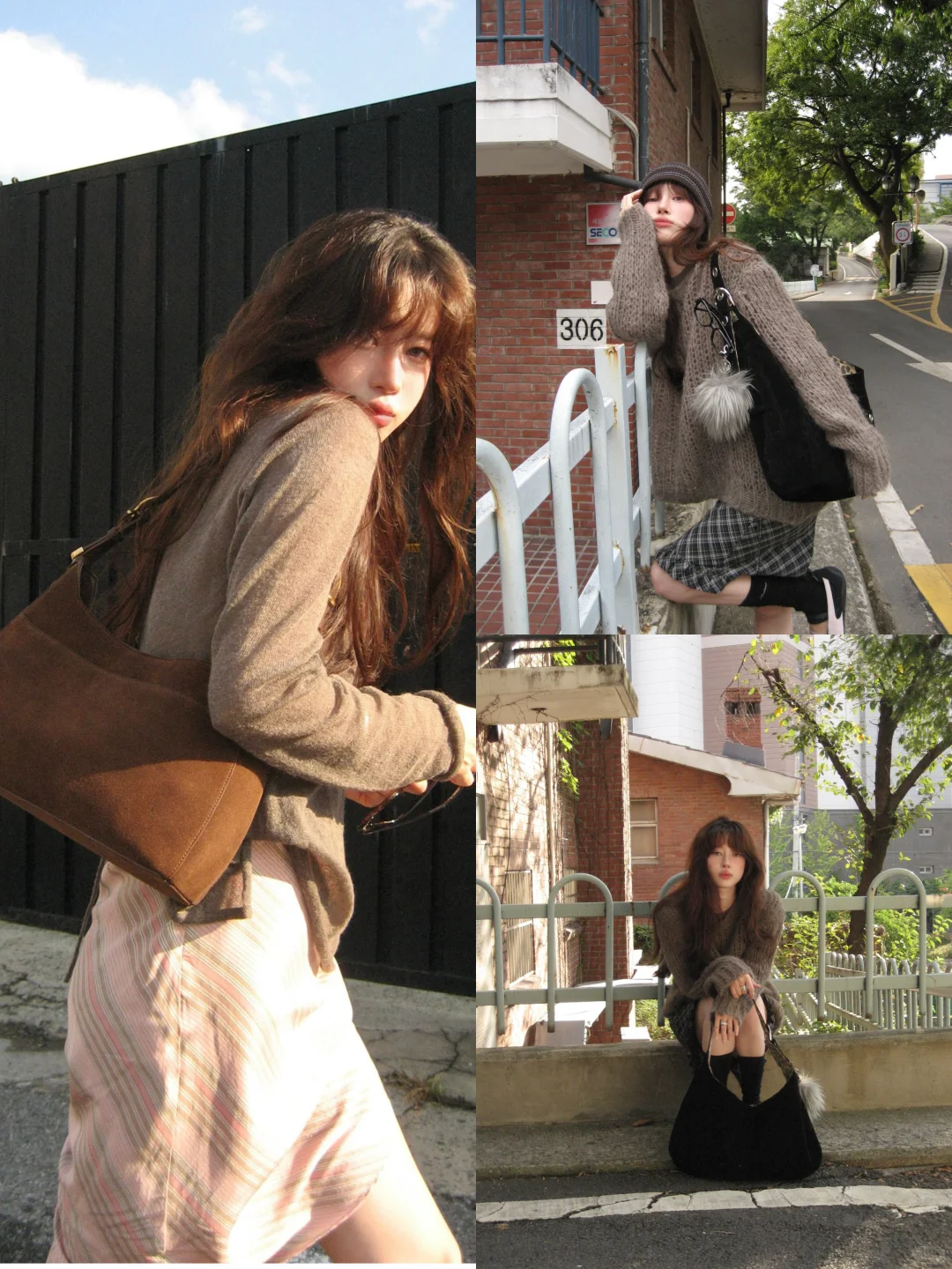 她太会穿了！把复古与松弛感焊在身上的穿搭