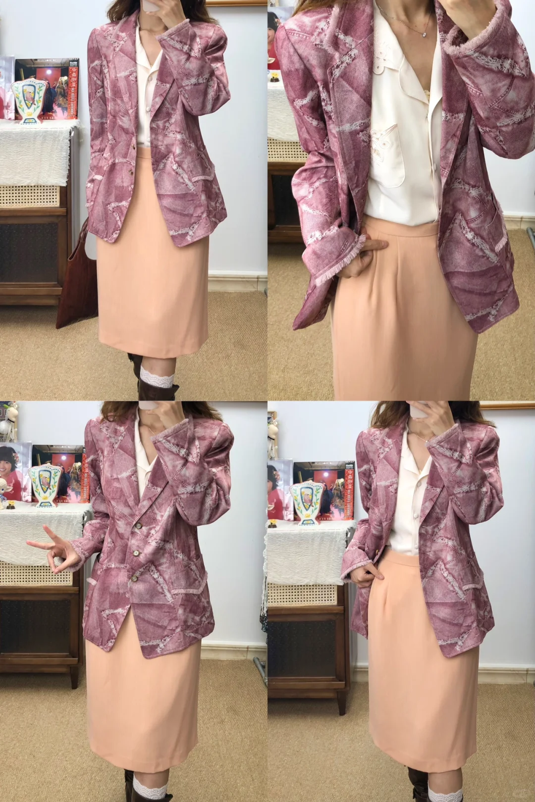 法式复古画报风外套