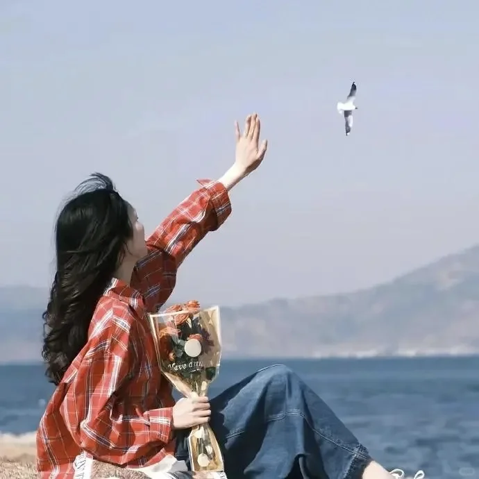 不露脸系列女头像@女生最好的风水就是自己