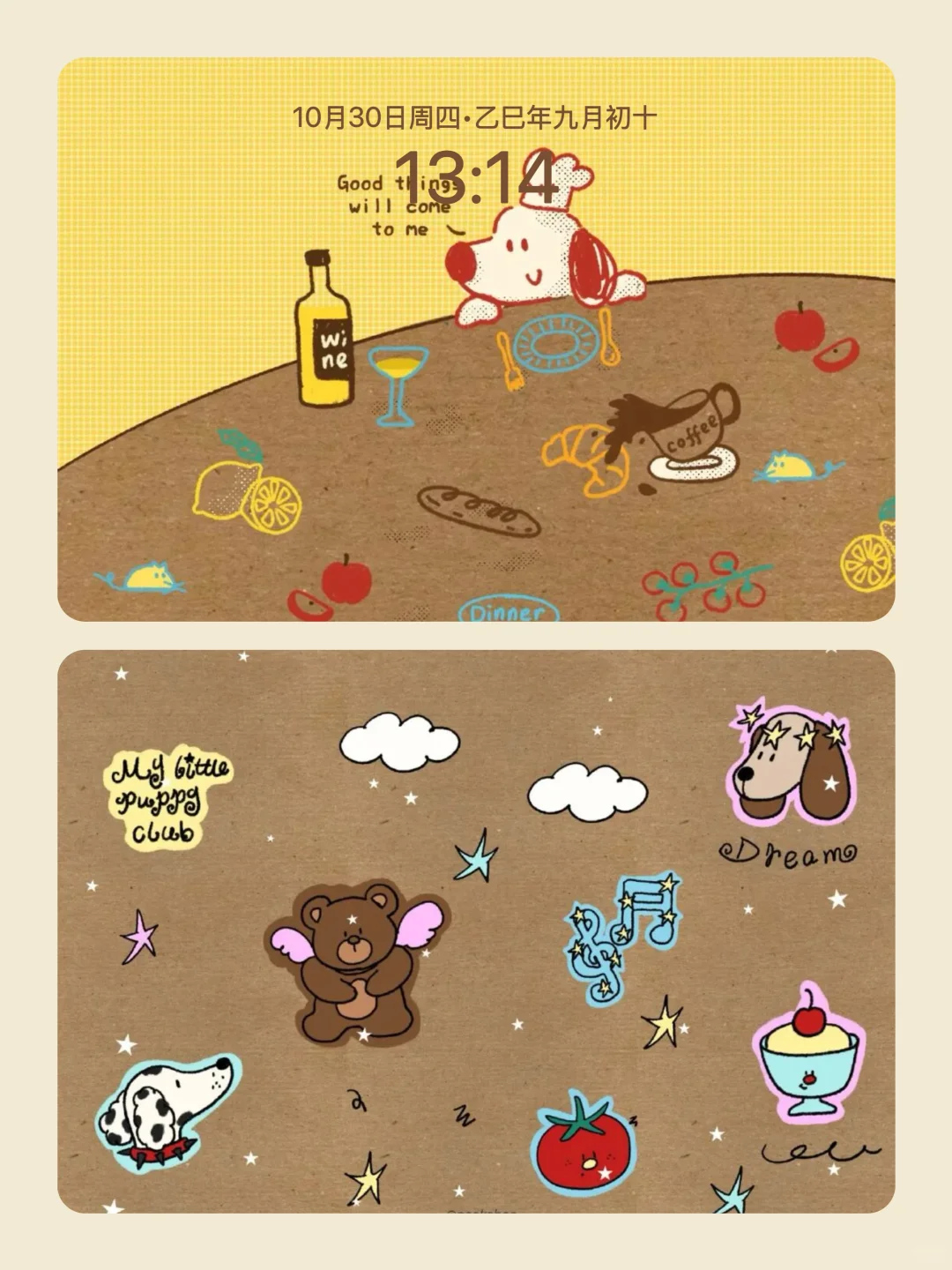 ipad壁纸•复古风格