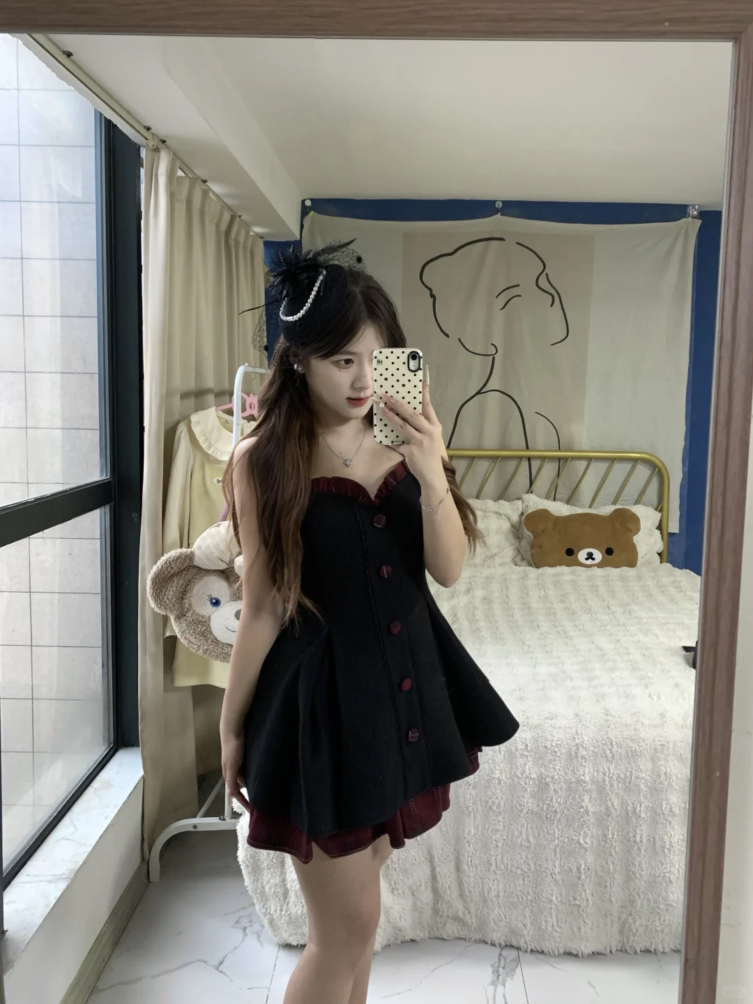 🎀毛呢拼接两件套完全就是我的菜！韩系甜美～