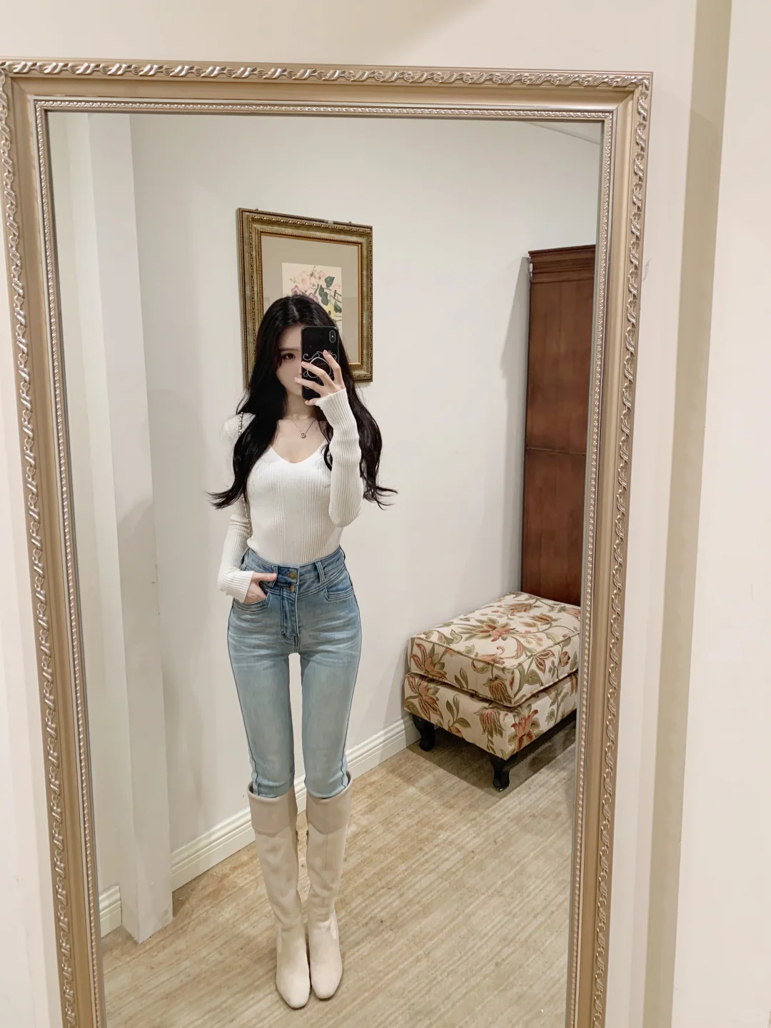 简单穿搭穿出大美女感