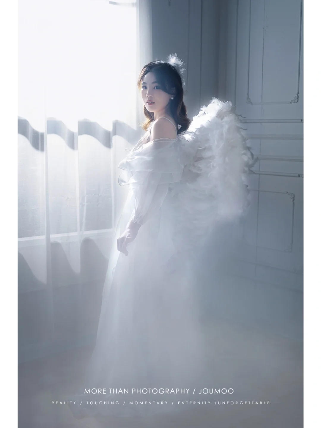 拍了超仙的天使写真，选哪个做封面呢