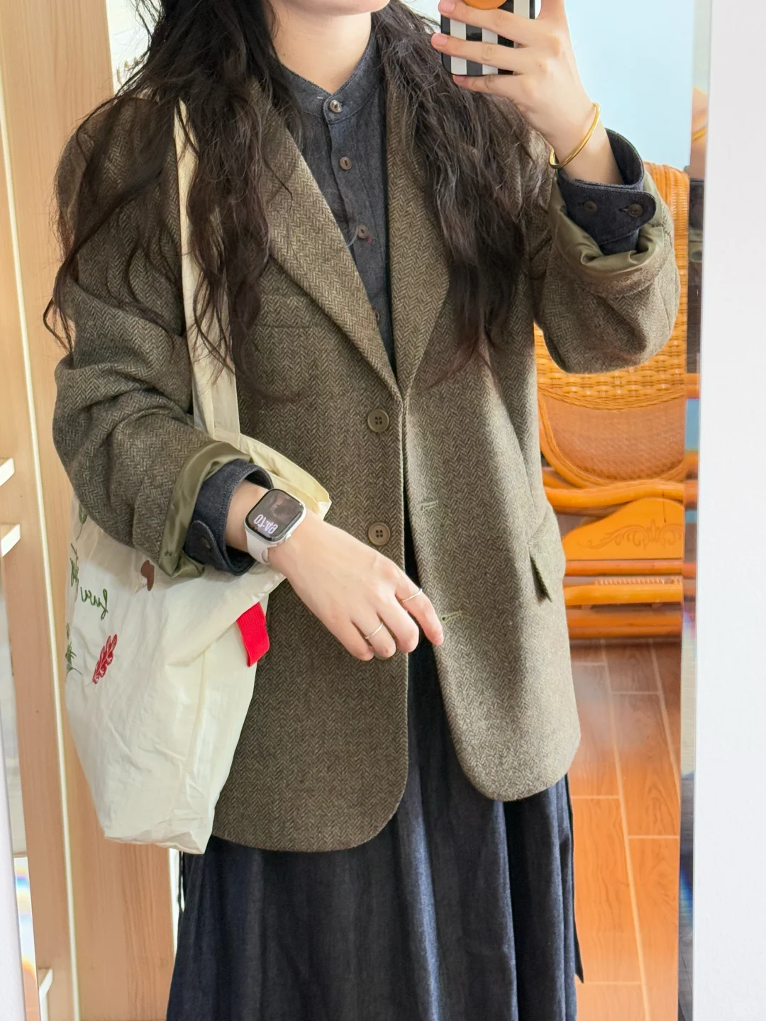 155｜小个子的复古风穿搭～🍂通勤也能很文艺
