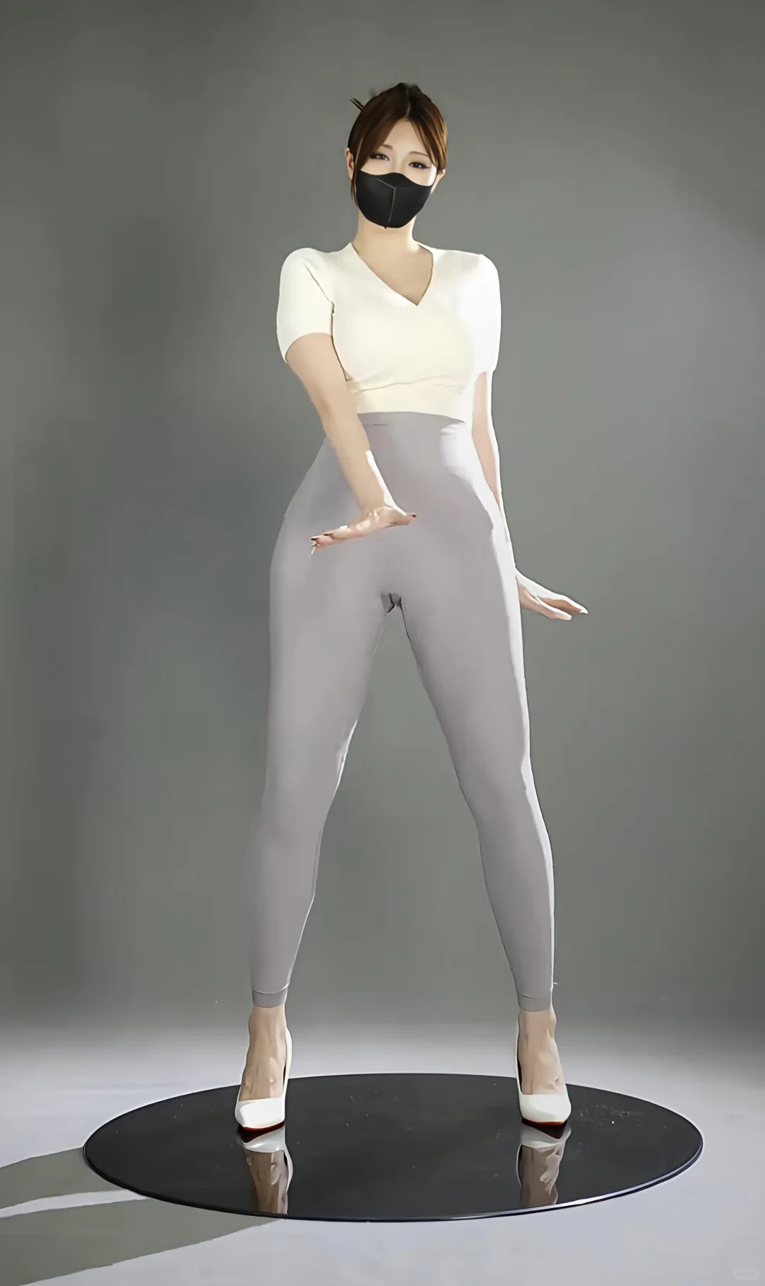 ✨女孩爱上，穿瑜伽裤健身