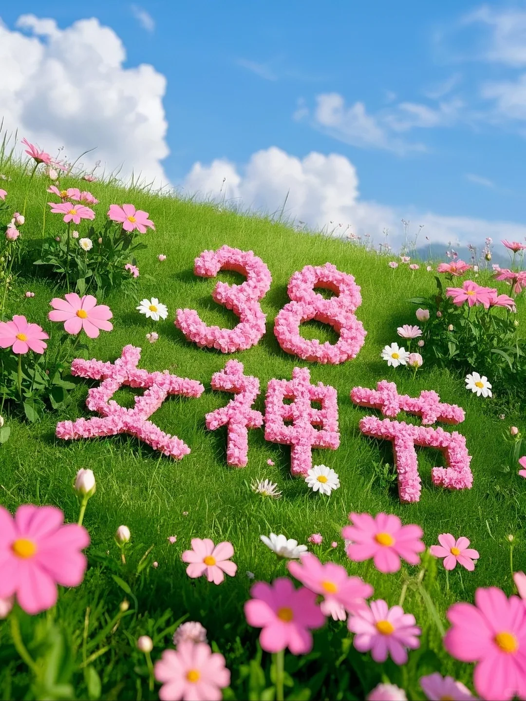 祝女神们节日快乐|三八节海报