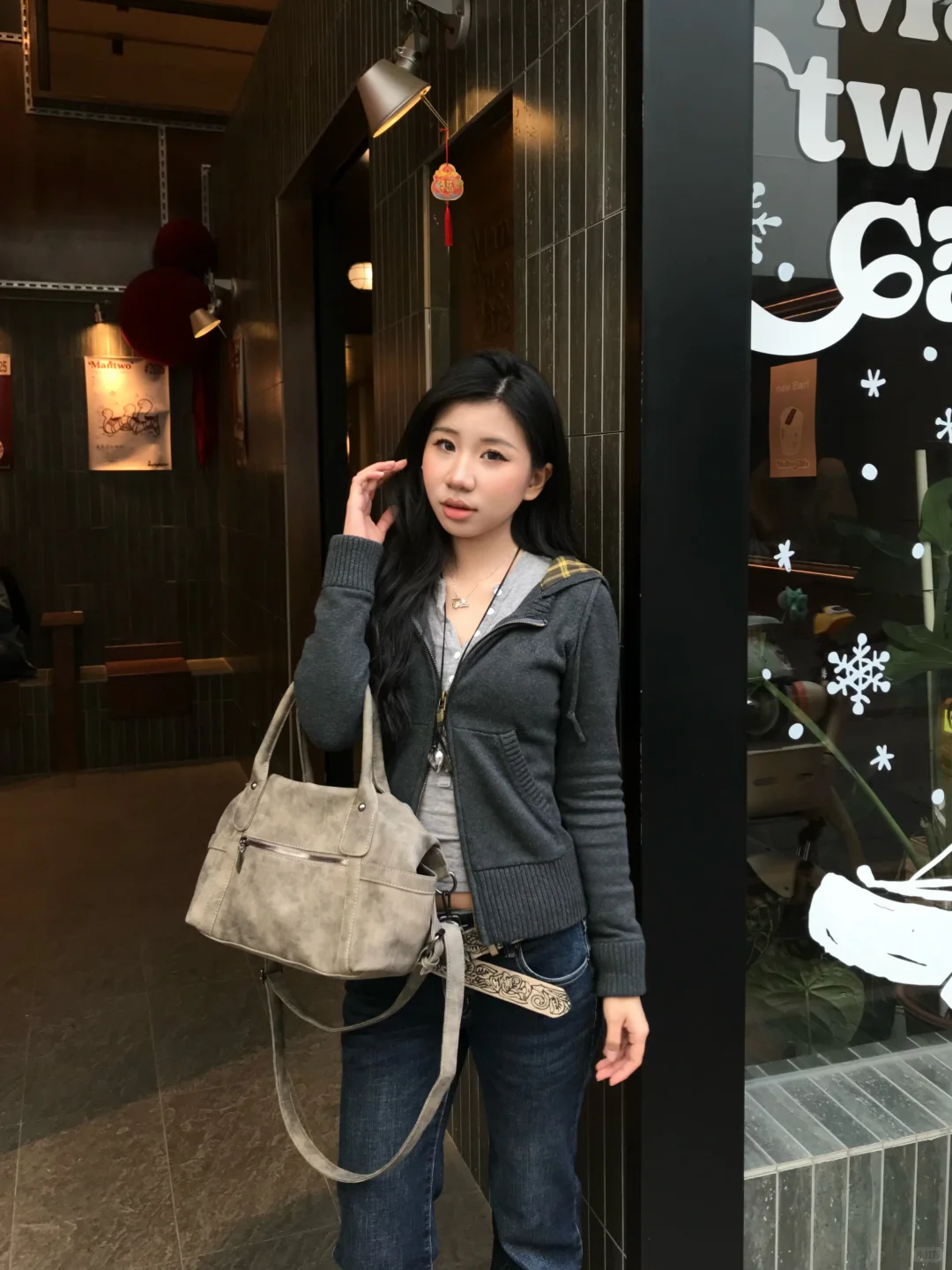 复古味的ootd🪵提前过秋天了