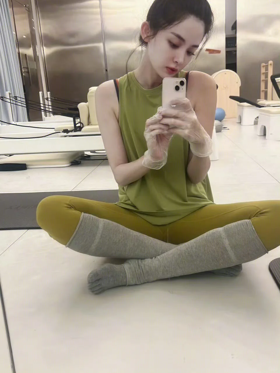 古力娜扎也练过瑜伽