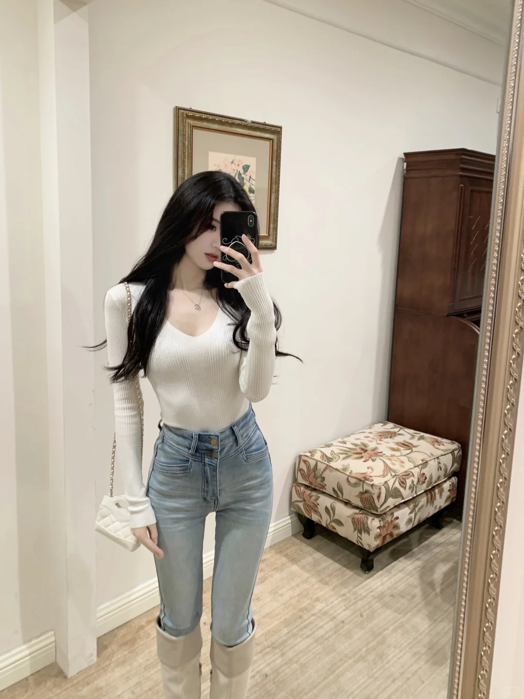 简单穿搭穿出大美女感