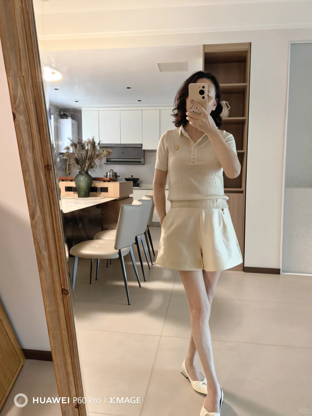 50+穿搭！🌿谁说通勤不能穿短裤？