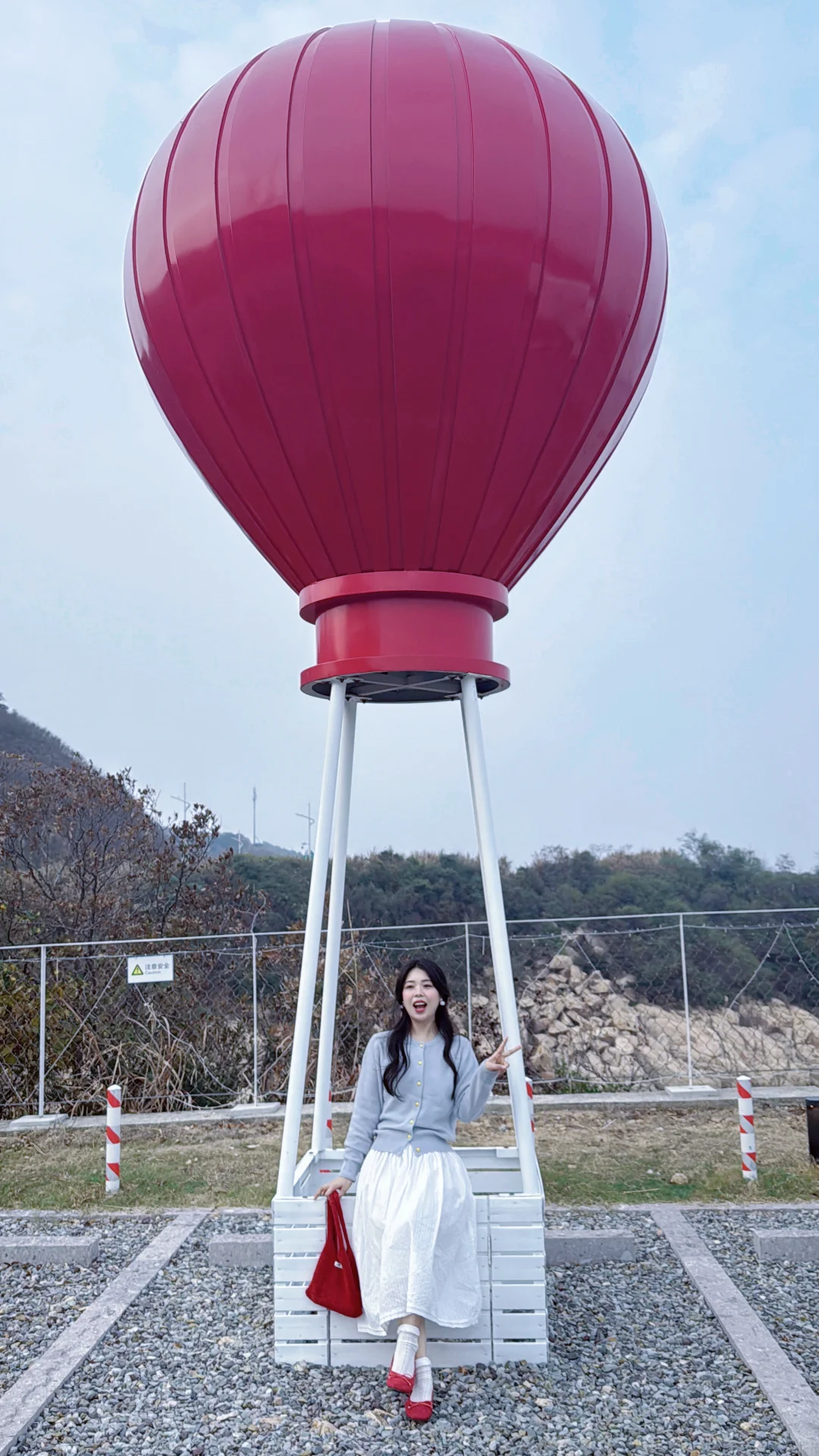 在松兰山，阴天的海边也可以拍出明媚感！